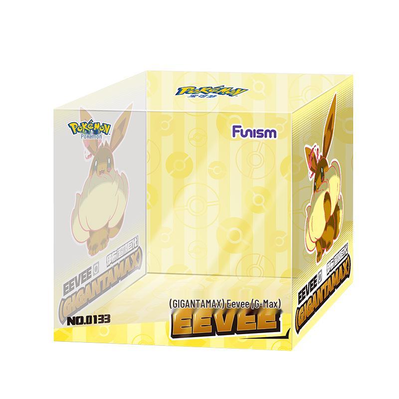 Playfulism Pokémon Charizard & Eevee Gigantamax Figures with Gengar & Pikachu Shining Moments Merchandise