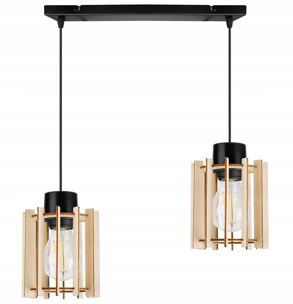 MODERN WOODEN LED CEILING HANGING LAMP