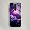 For Xiaomi Redmi Note 8 Pro Case Tempered Glass Pattern Silicone Cover Phone Cases For Redmi Note 8 Note8 Note 8T 8 t Fundas