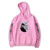 Jojo'S Wonderful Adventure Print Perimeter Loose Spring And Autumn Hooded Sweater