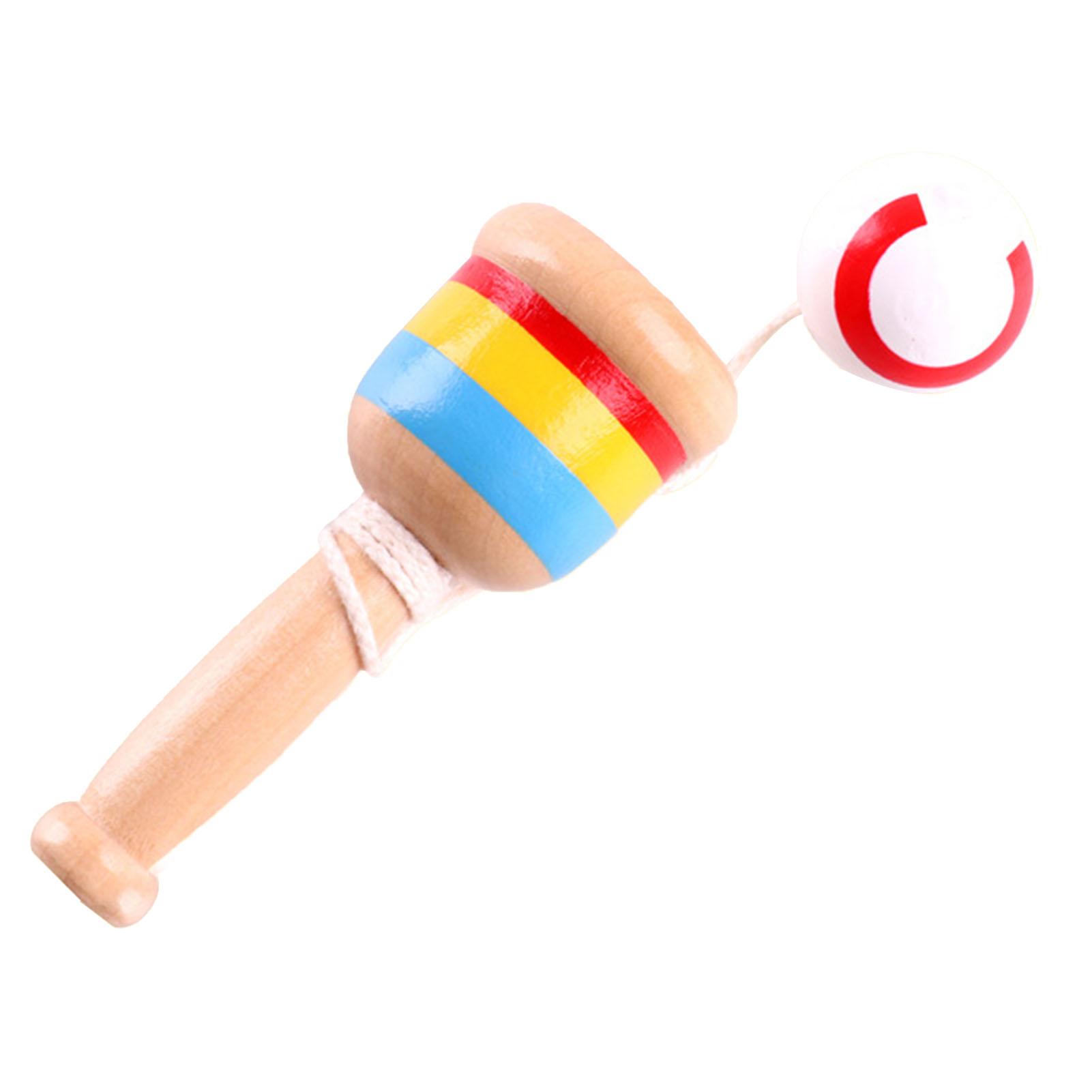 

Мини-деревянный стаканчик для ловли мяча, игрушки для традиционных игр, конкурсная программа для детского сада белый