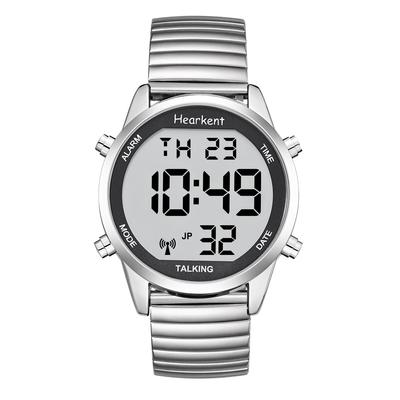 Hearkent Atomic Digital Talking Watch with Voice Radio, Speaks Japanese, Large Numbers, Radio-Controlled for the Elderly and Visually Impaired