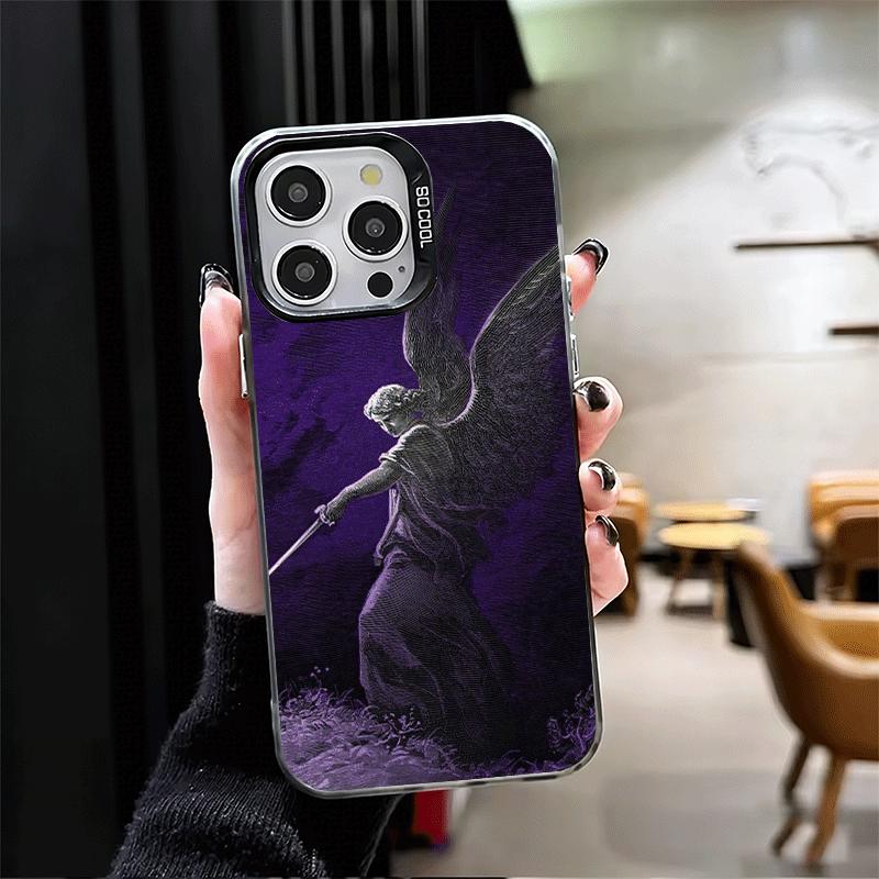 Archangel Michael Aesthetics Shockproof Phone Case for iPhone 17 Air 16 16E 15 Pro Max 14 Plus 13 Mini 12 Back Cover Anti Fall F