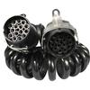 24V Male Female 7 Pin Waterproof Power Connector Truck Trailer Accessories Heavy Duty Plug