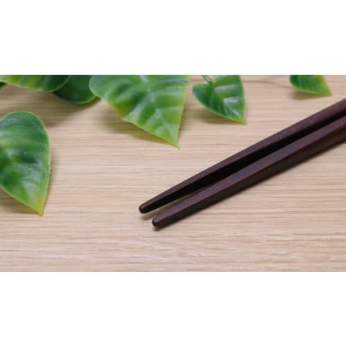 Kawai Japanese-made wooden chopsticks, dishwasher safe, set of 5, brown, 23cm, product number 26534