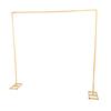 Squared Backdrop Stand 6.5FT Aluminum Alloy Balloon Arch Stand Frame for Wedding Birthday Party Climbing Vines