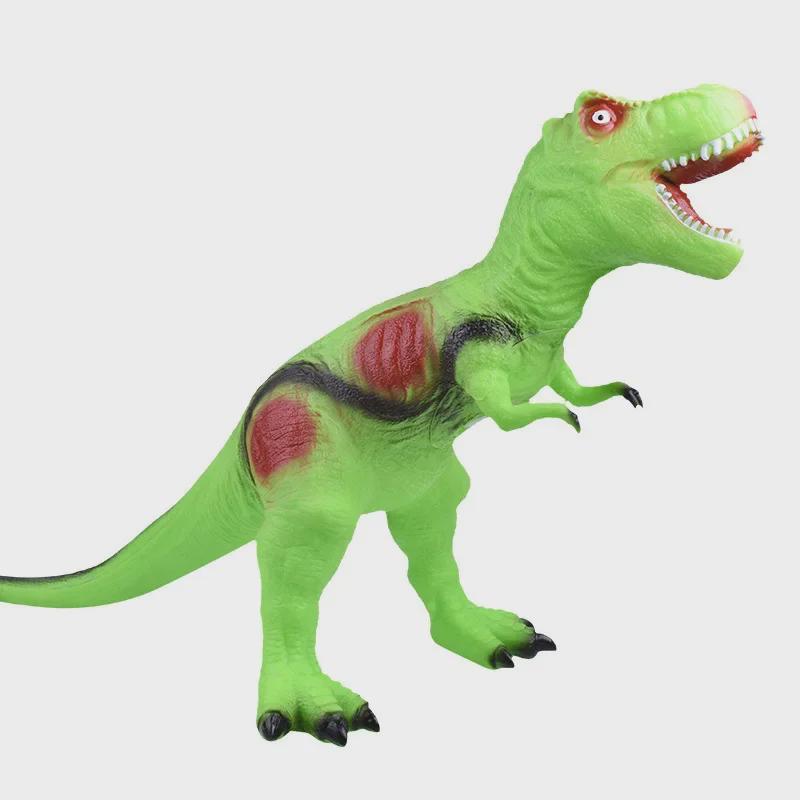 Soft Plastic Giant Dinosaur Model - Cotton-Filled Tyrannosaurus Rex/Triceratops Gift