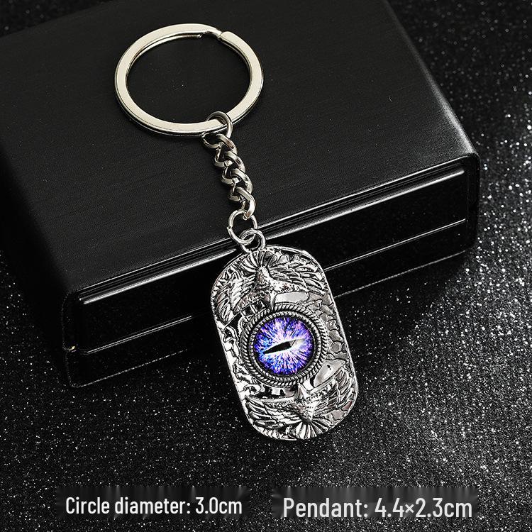 European & American Rock Guitar Keychain: Hip Hop Drip Oil Alloy Pendant Charm for Women's Bags