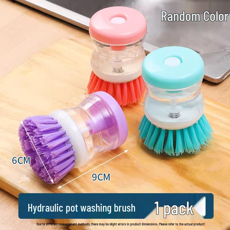 

Гидравлическая кухонная щетка: Не прилипающее масло, Щетка для мытья посуды, дезактивации и чистки с дозатором жидкости