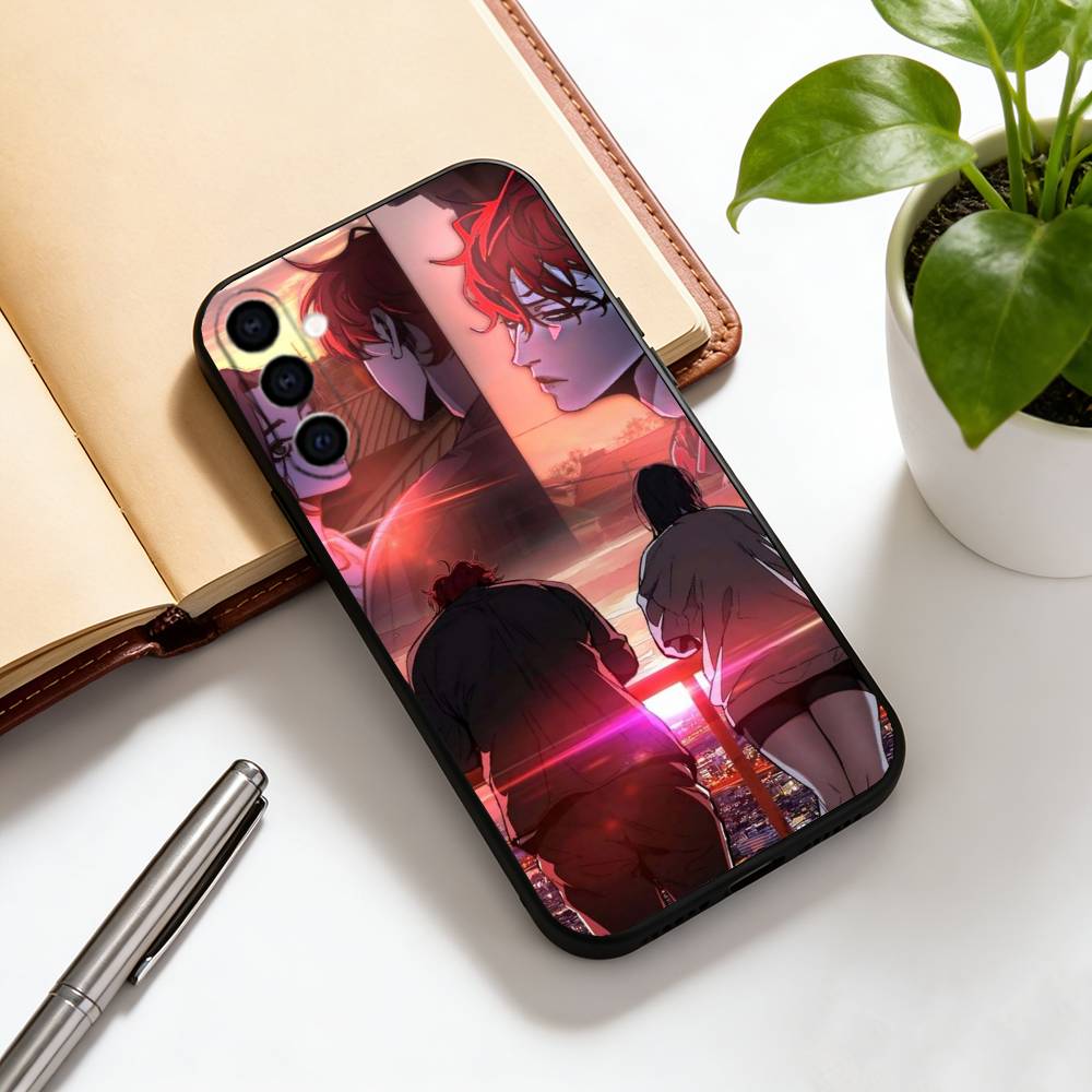 Manhwa  Phone Case For Samsung Galaxy A73,A72,A71,A70,A53,A52,A51,Soft Silicone Black Cover
