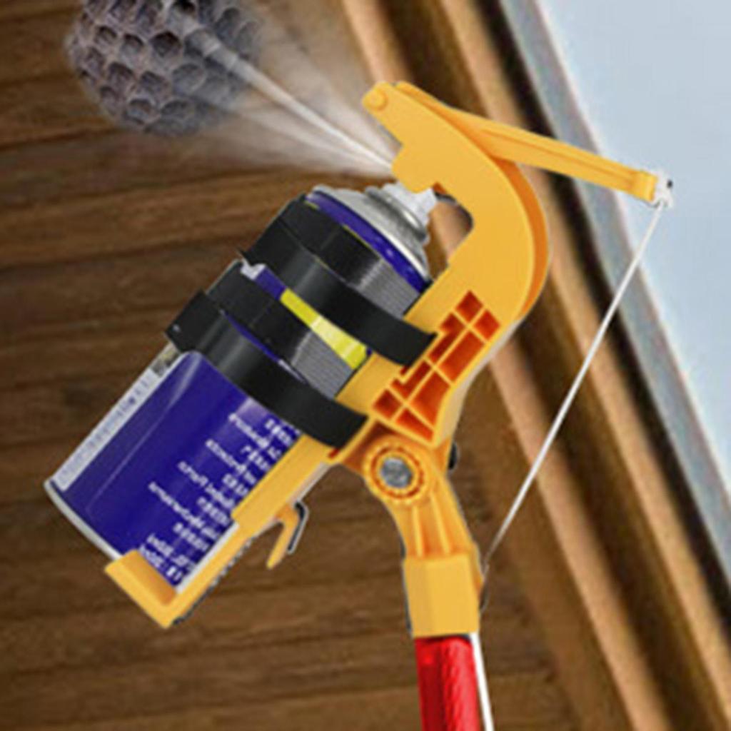 Spray Can Extension Pole Adaptor Adjustable Sprayer Adaptor Wasp Nest Aerosol Can Extension Sprayer for Garden Tree Spray