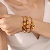 Premium Texture Beaded Bracelet Multi-Element Niche Design Snowflake Octagram Diamond Jewelry