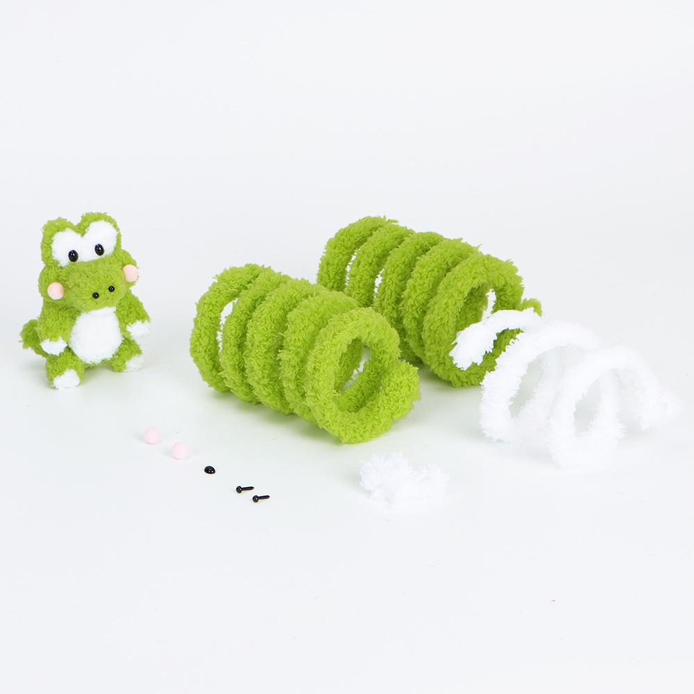 Colorful Chenille Stems Pipe Handmade Squirrel&Orangutan&Fox&Hedgehog Plush Twist Sticks DIY Material Package for Kids&Adult