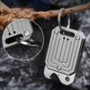 Titanium Alloy Mini Folding Knife S35VN Steel Portable Keychain Pendant Bottle Opener Outdoor Survival Camping Portable EDC Tool