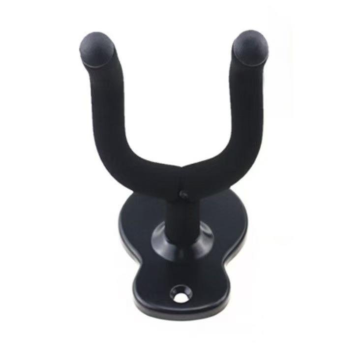 Wooden Wall-Mounted Guitar & Ukulele Hanger with Metal Hook for Hulusi and Erhu
