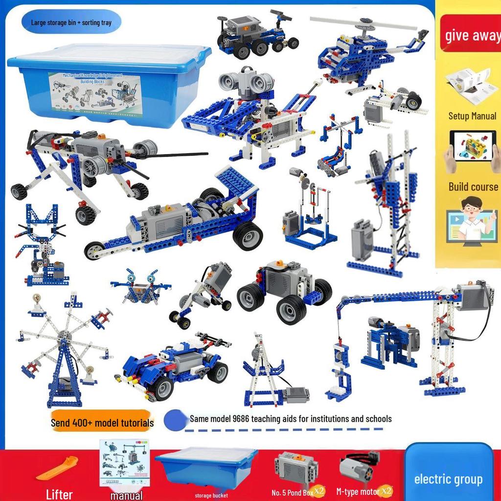 Infinite Creative Building 9686: Programmable Science & Education Blocks for Kids & Teens Ages 6-14