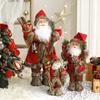 60cm Standing Santa Claus Doll Large Christmas Tree Ornament Holiday Home Decor Kids Gift