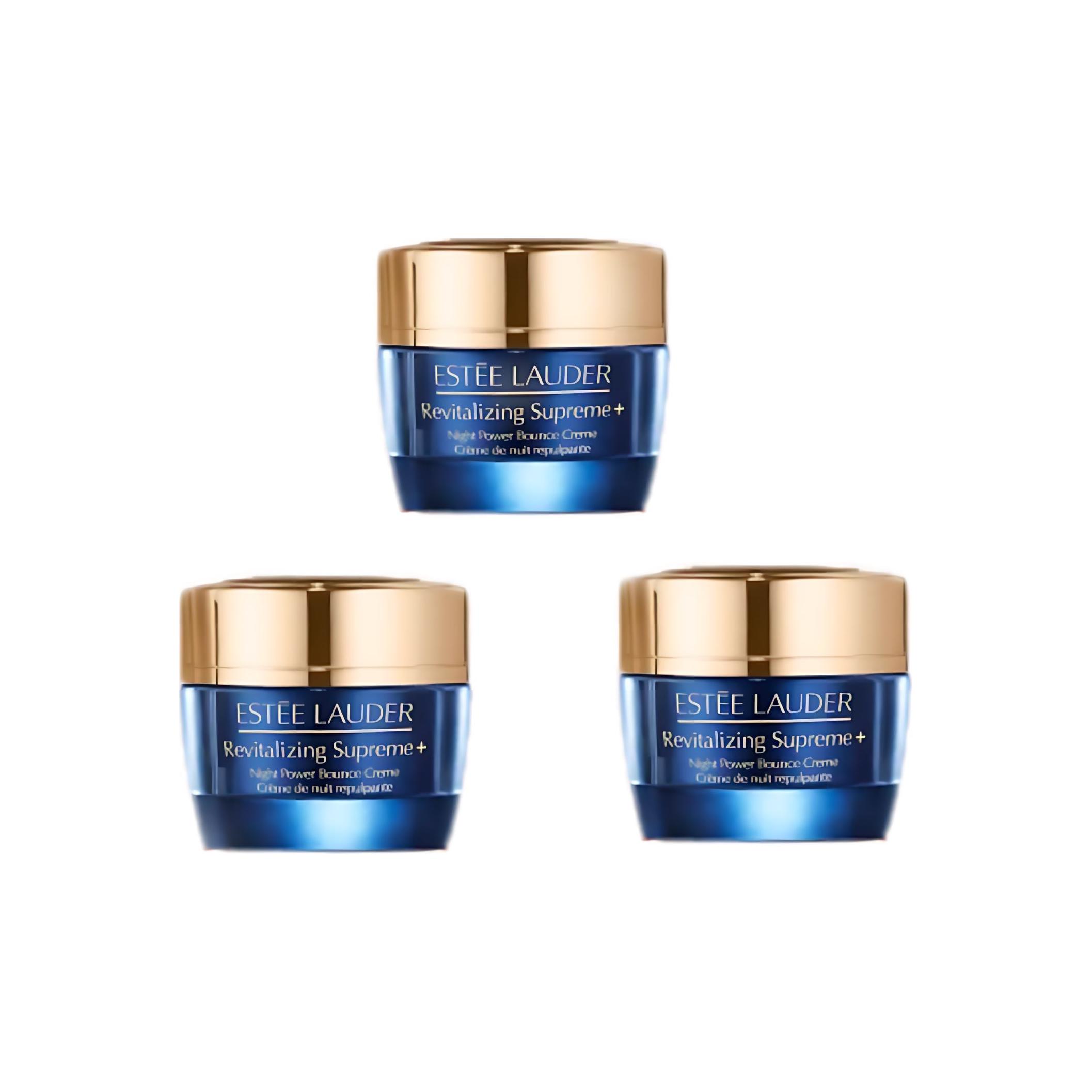 

Estée Lauder Revitalizing Supreme+ Нічний зволожуючий крем-мус Power Bounce, дорожня версія, зразок(7/15мл) 15ml*3