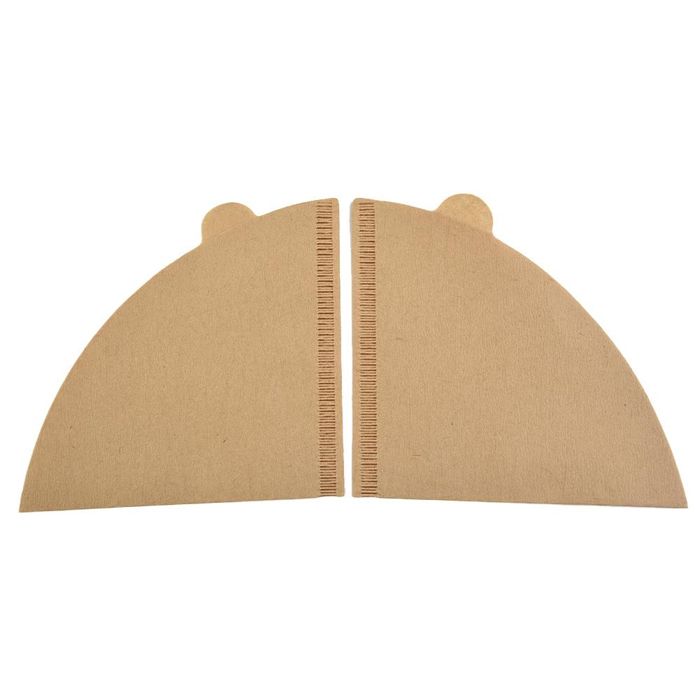 Coffee Maker Coffee Filter Paper Hand Pour Hand-wash Log Pulp Cone-shaped Drip Filter Paper Fan-shaped High Quality China Mainland
