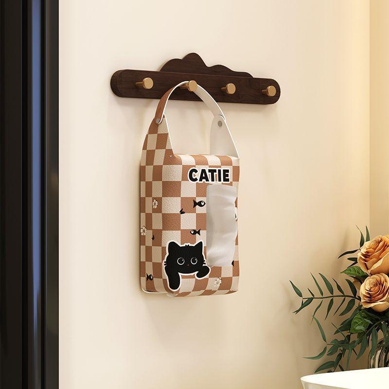 Cute Dog Car Tissue Holder With Material For Car Home Use