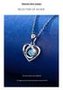 2025 S925 Sterling Silver Beating Heart Necklace - Light Luxury Clavicle Pendant for Women, Qixi Festival Gift