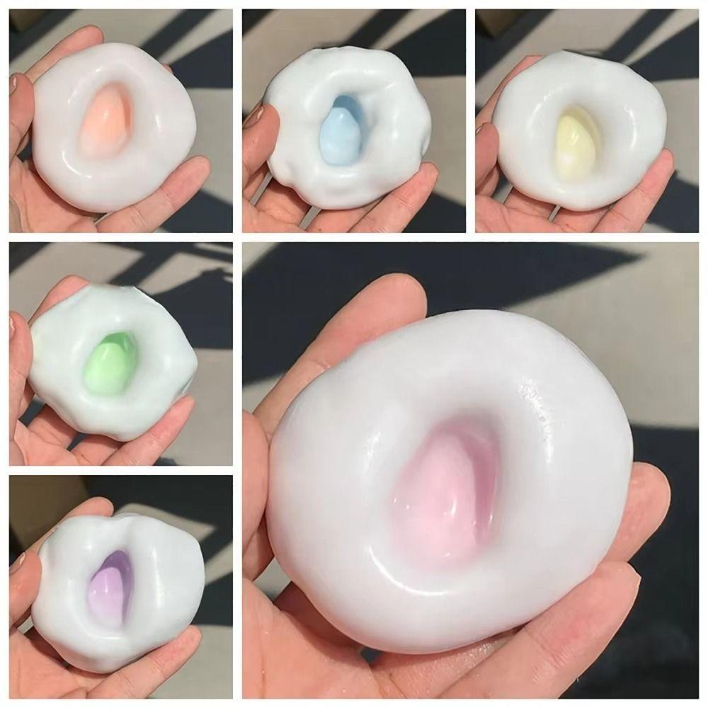 Simulation Glutinous Rice Dumpling Squeeze Toy Super Soft Slow Rebound Toy Table Ornaments