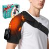 Vibrating Heated Shoulder Pad: 3 Vibration Modes & Heat Levels for Physiotherapy Massage