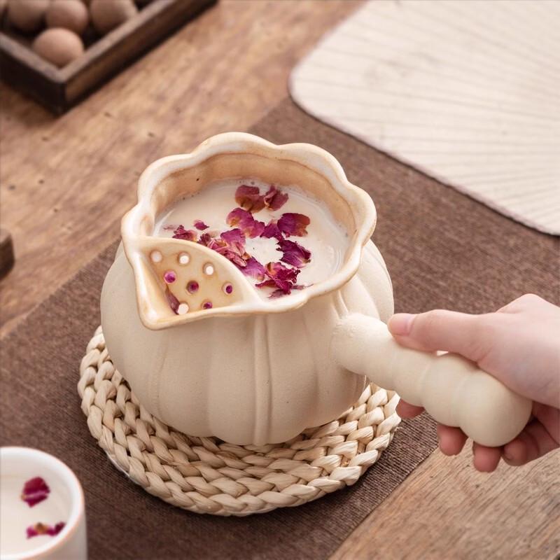 Керамическая плита Ba Qian Xing Чайник и молочник