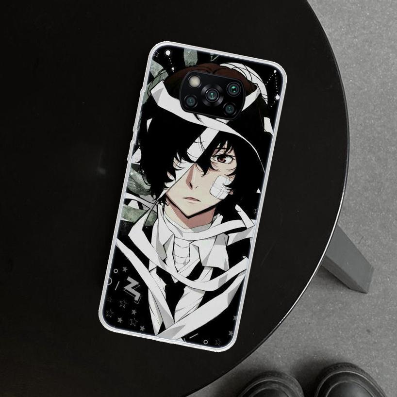 Bungou Stray Dogs Dazai Osamu Phone Case Cover For Xiaomi Poco X6 X5 X7 Pro F7 Ultra Redmi 15C 15 13C 13 12C 12 10C 10 10A 9C 9A