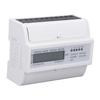 Electric Meter 3 Phase 4 Wire 7P LCD Digital Display DIN Rail Mount Power Monitor