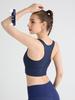 I-back Shockproof Sports Bra: Seamless, Beautiful Back with Fixed One-Piece Cup for High-Intensity Support