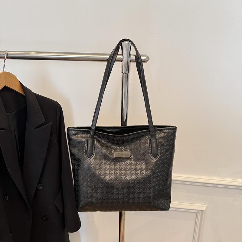 2025bega new houndstooth large-capacity tote bag women's commuter bag shoulder bag
