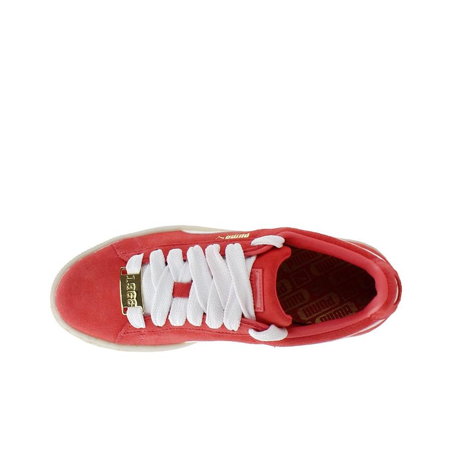 Puma Suede Classic B-BOY Fabulous Women Sneakers Red Spiced-Coral White 365559-02