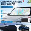 For Nissan Juke Foldable Front Windshield Sun Shade UV Reflective Sun Protection Cover Car Interior Accessories
