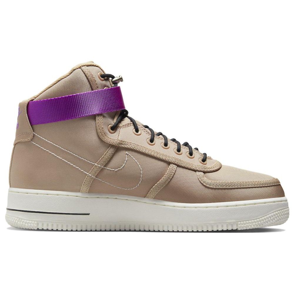 Nike Air Force 1 High 07 LV8 Moving Company - Hemp Men Sneakers Tan Fuchsia-Dream Black DV0790-200