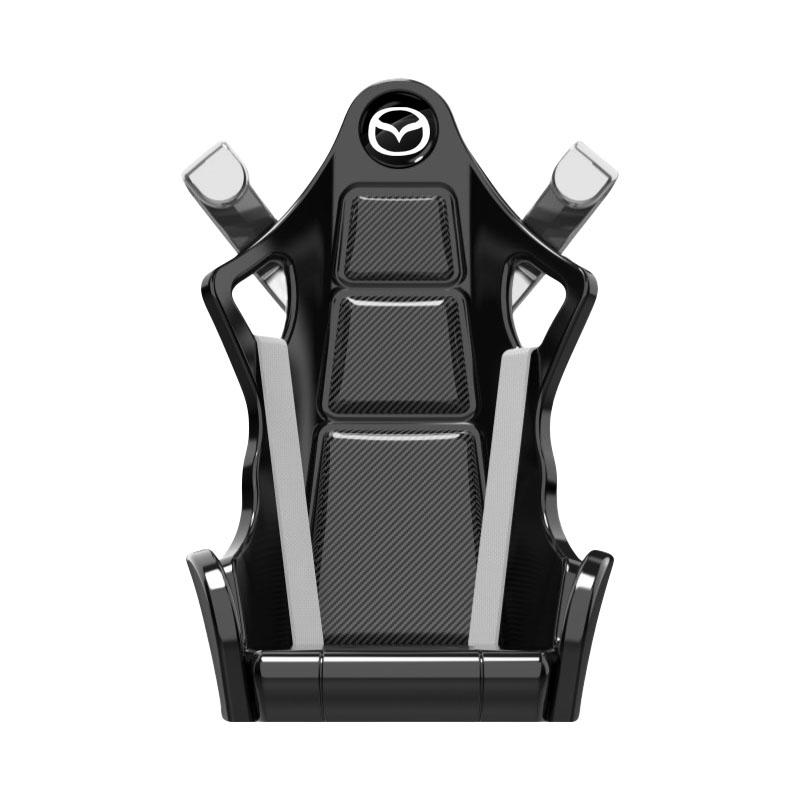 

Racing Seat Shape Car Air Outlet Mount Shockproof Car Phone Holder Stand For Mazda 3 6 CX5 2 CX3 CX9 MX5 RX8 Axela Demio MS CX5 2 Axela Demio Atenza чорний