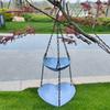 Hanging Double Layer Bird Feeder Large Capacity Heart Shape Bird Water Bowl Durable Dual-purpose Bird Tray Platform Feeder Tree