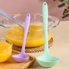 1pc Long Handle Silicone Soup Spoon Ramen Noodles Tablespoons Hot Pot Porridge Ladle Kawaii Japanese Kitchen Utensils