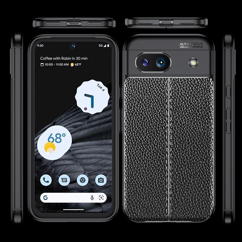 For Google Pixel 8A Case Google Pixel 8A Case Luxury Original TPU Shockproof PU Leather Silicone Phone Cover For Google Pixel 8A