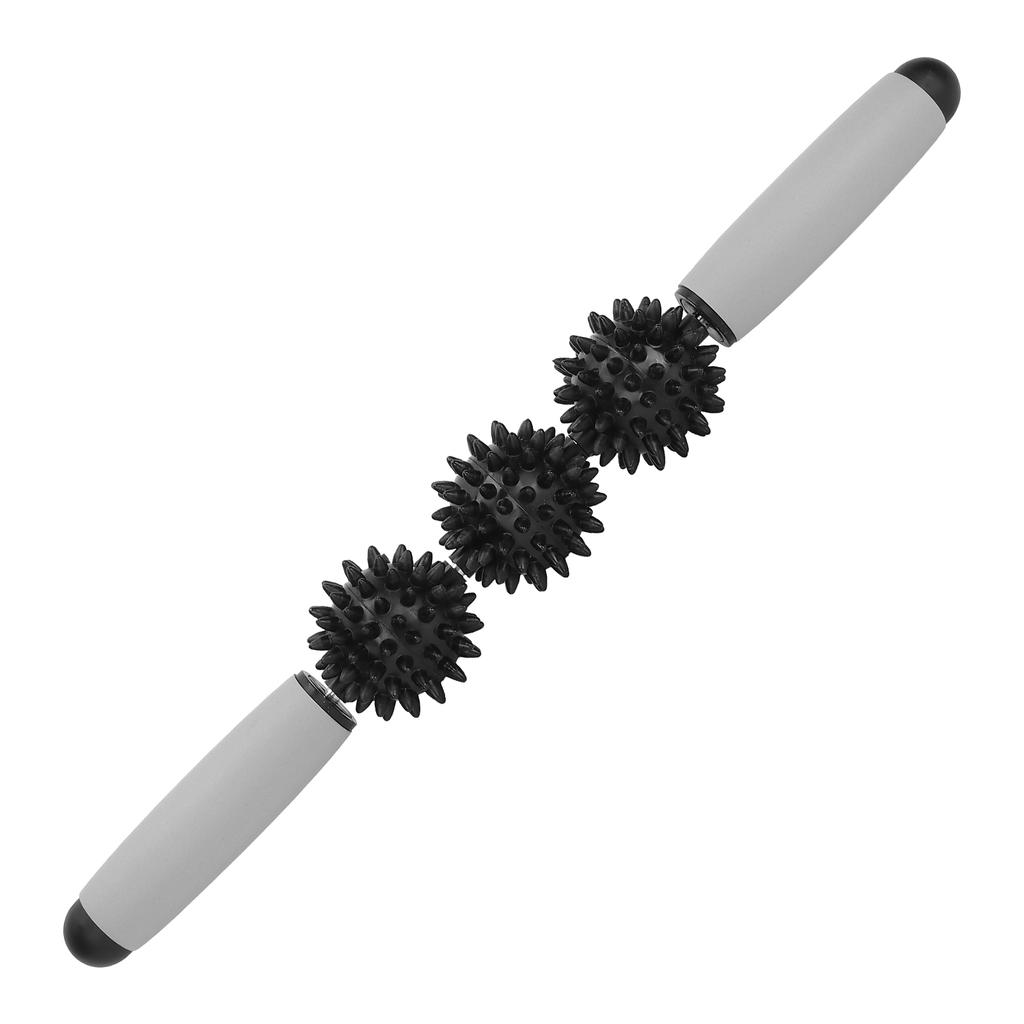 3 Balls Muscle Massage Roller   Stick Body Massage Relaxation Muscle Roller Stick