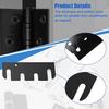 10/20Pcs Stainless Steel Door Hinge Shims Coated Finish Hinge Spacer Easy Installation Home Improvement