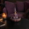 Occult Tabletop Tray Meditating Witch Jewelry Tray Vintage Gothic Resin Decorative Storage Goth Room Decor Dish Mysterious Zen Desktop Organizer for