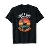 Girls Great Dane T Shirt Vintage Washed Soft Versatile Top For Everyday Wear Breathable Graphic Slightly Unisex Stretched Homme
