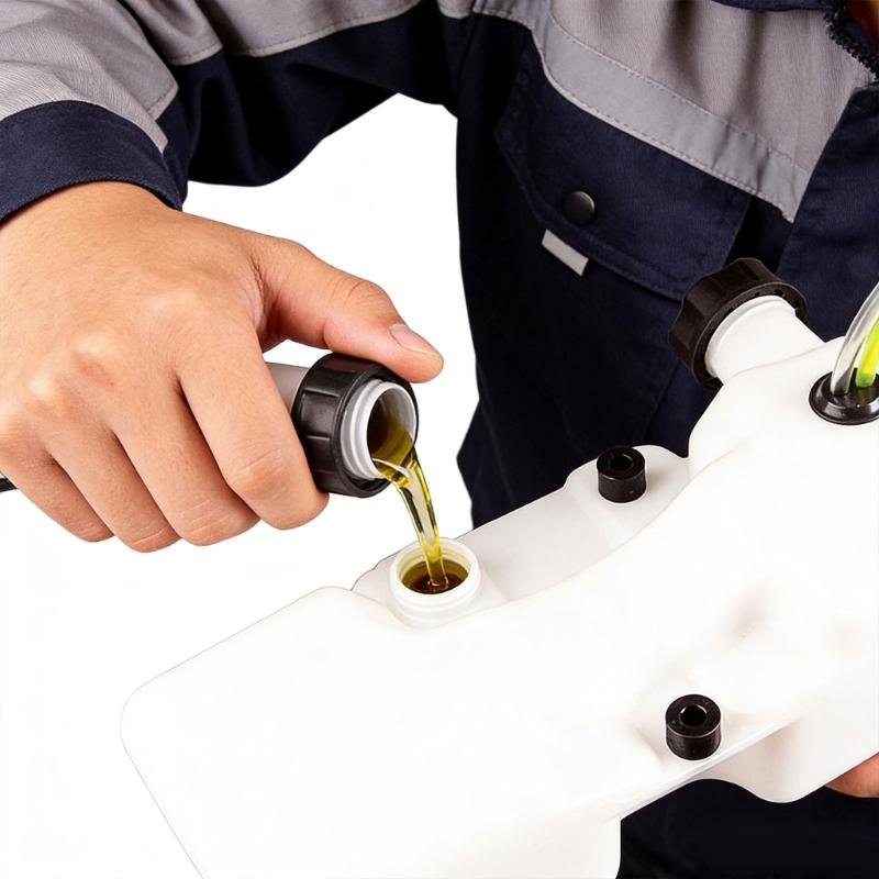 High Strength Plastic Oil Tank Oil Container Replacement for 1E48 Tiller 445 Oil Digging Machine Accessories