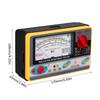 Insulation Resistance Tester Digital Resistance Meter Megger Handheld Insulation Tester Megameter 0-2000Mohm 100V/250V/500V/1000V