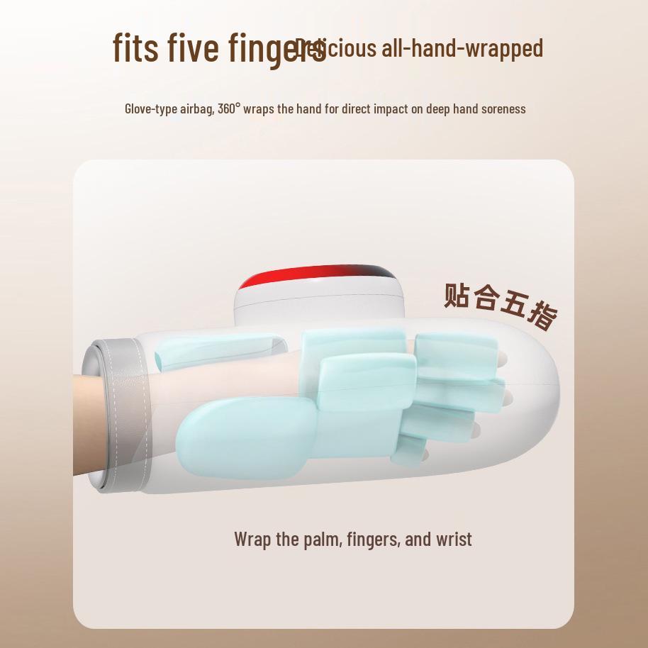 New Multi-Mode Electric Hand Massager with Hot Compress