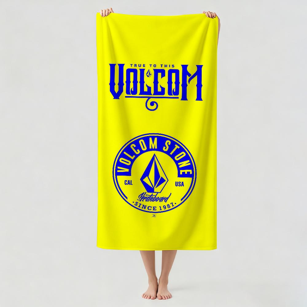 Módní potisk V-Volcom Ručník Sušící Ručník do koupelny Použitelný pro lehké plavání Kempování Jógu Pláž Ven