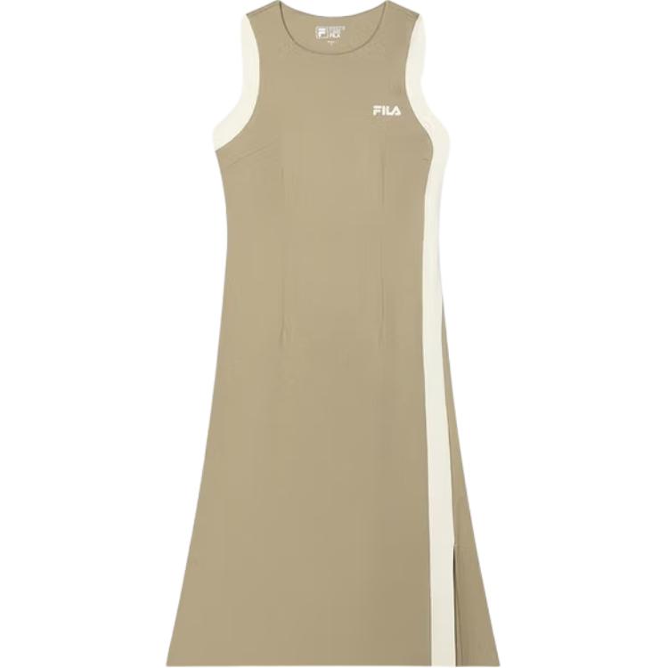 

New FILA Sleeveless Dress Women s Light Chocolate F11W428314F-BN 175/74A/XL