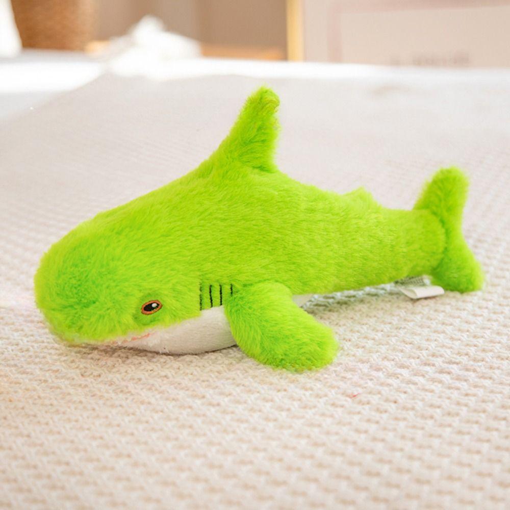 Simulation Shark Pillow Cushion Animal Cartoon Animal Reading Pillow Shark Plush Toy  Children