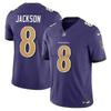 Baltimore Ravens 8 Jackson Football Jersey Men Women Sports Game Shirts S-XXXL
